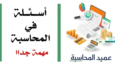 أسئلة في المحاسبة مصغرة