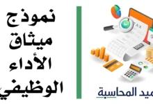 نموذج ميثاق الأداء الوظيفي مصغرة